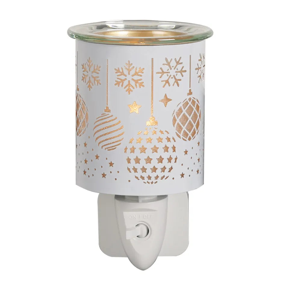 White Baubles Plug In Burner (025)