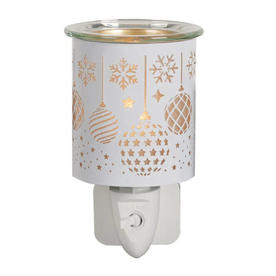 White Baubles Plug In Burner (025)