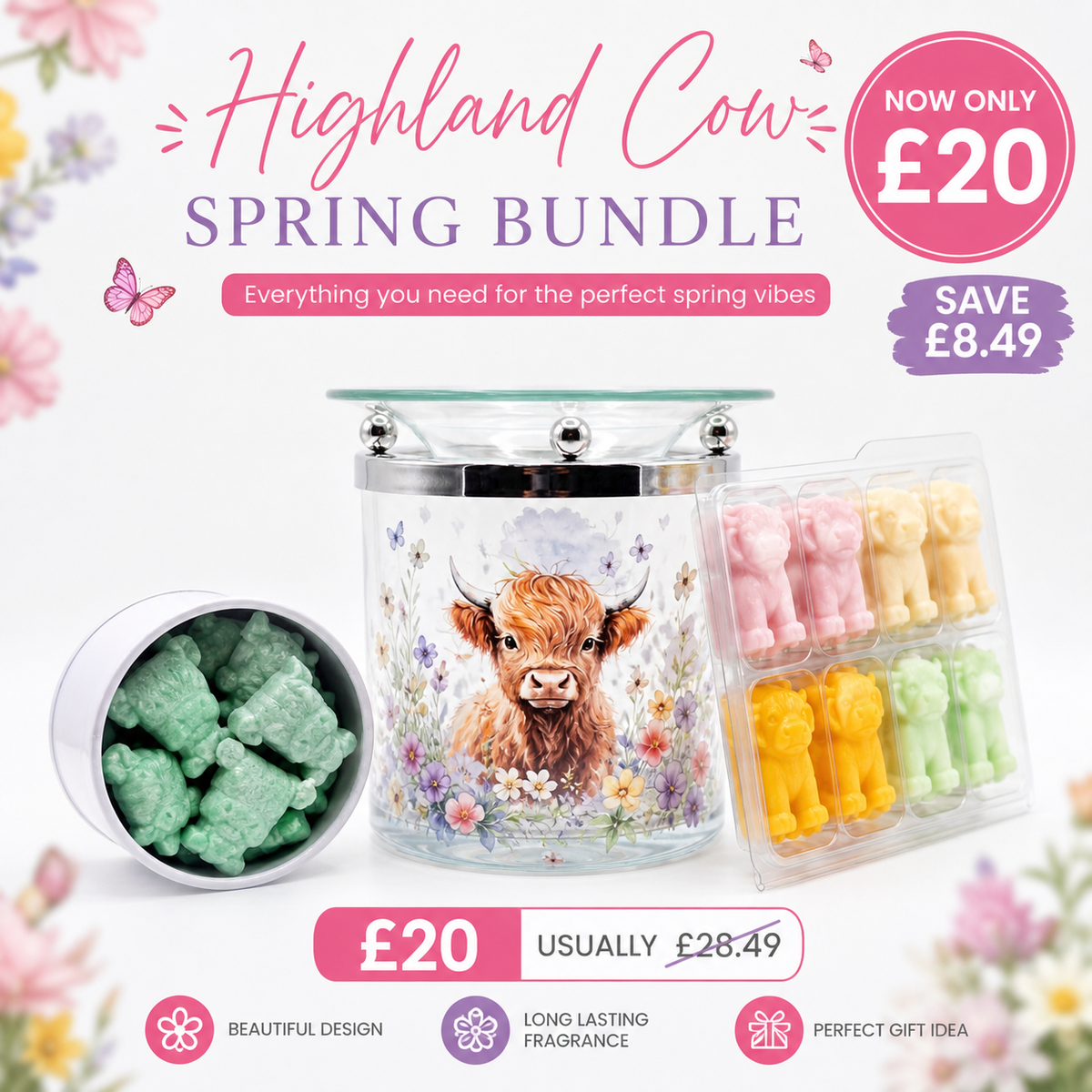 HIGHLAND COW SPRING BUNDLE