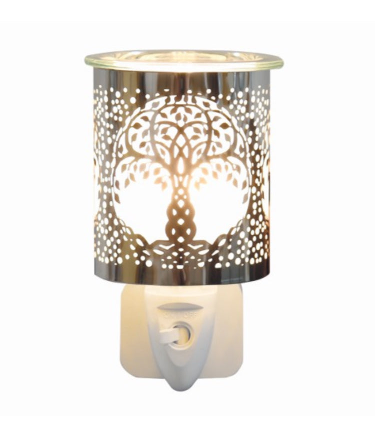 Chrome Tree Of Life  Plug In Burner