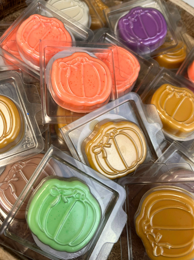Pumpkin Shaped Clamshell Wax Melt