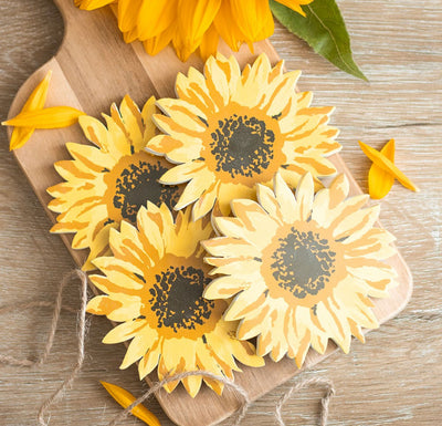 Sunflower Coaster Set