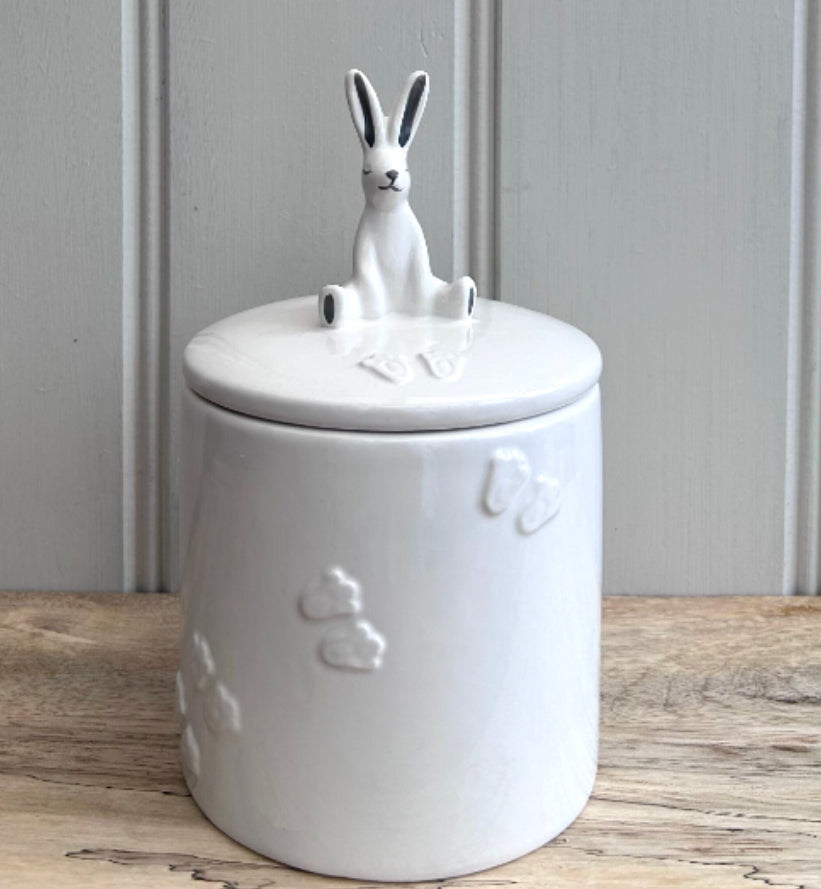16cm Ceramic Bunny Storage Jar