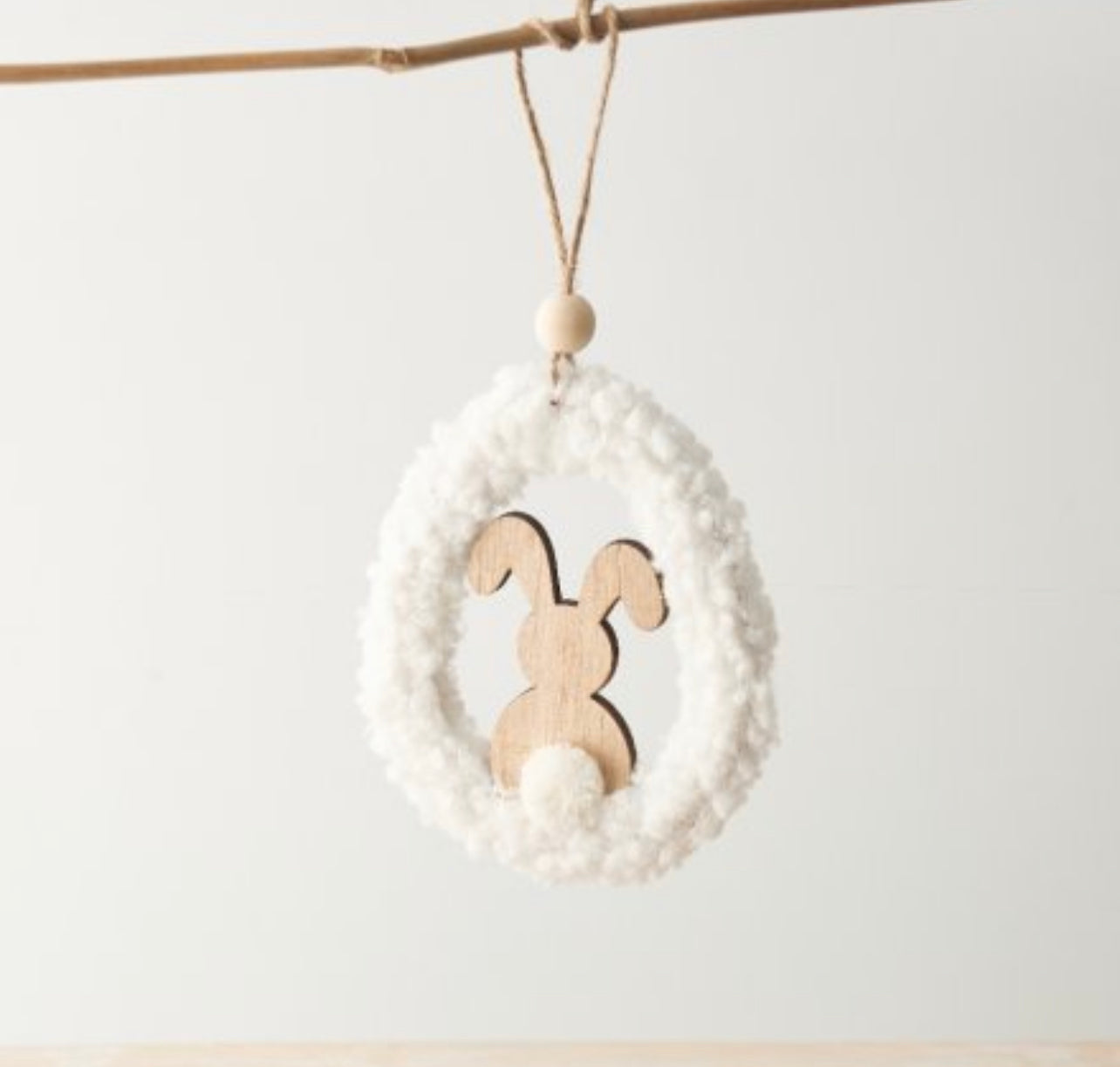 Sherpa Wooden Hanging Decoration