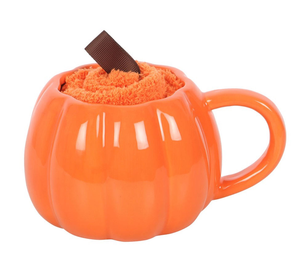 Smile Pumpkin Mug & Socks