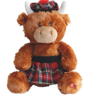 Singing & Dancing Highland Cow Plush - 2 Options - 1 ITEM per Option