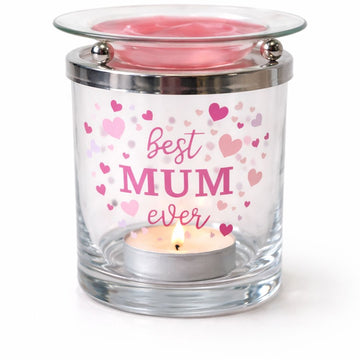 Best Mum Ever Tealight Wax Melt Burner
