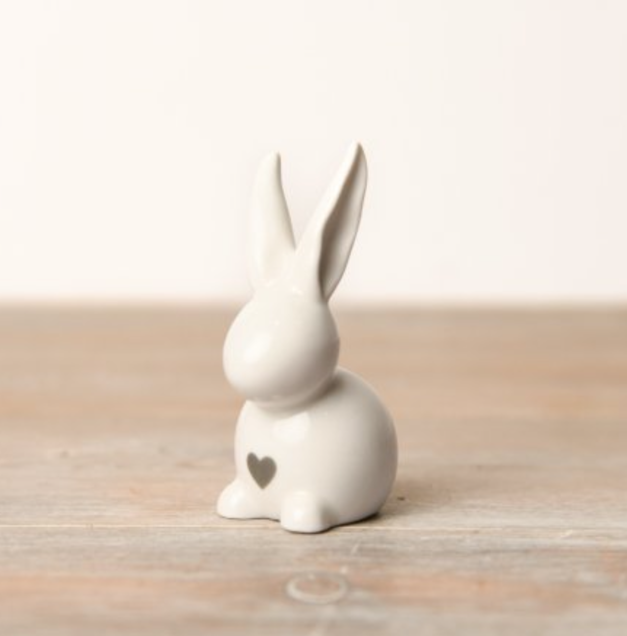 Rabbit Heart Ornament 7.6cm