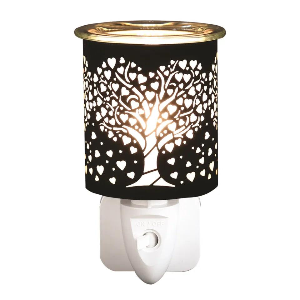 Black Heart Tree Of Life  Plug In Burner