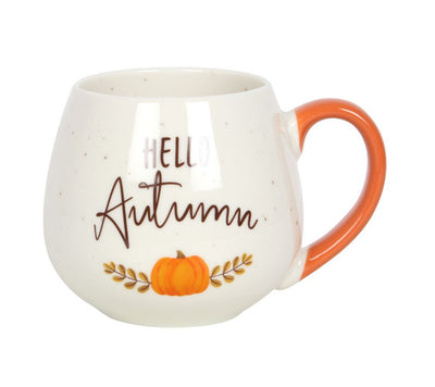 Hello Autumn Rounded Ceramic Mug