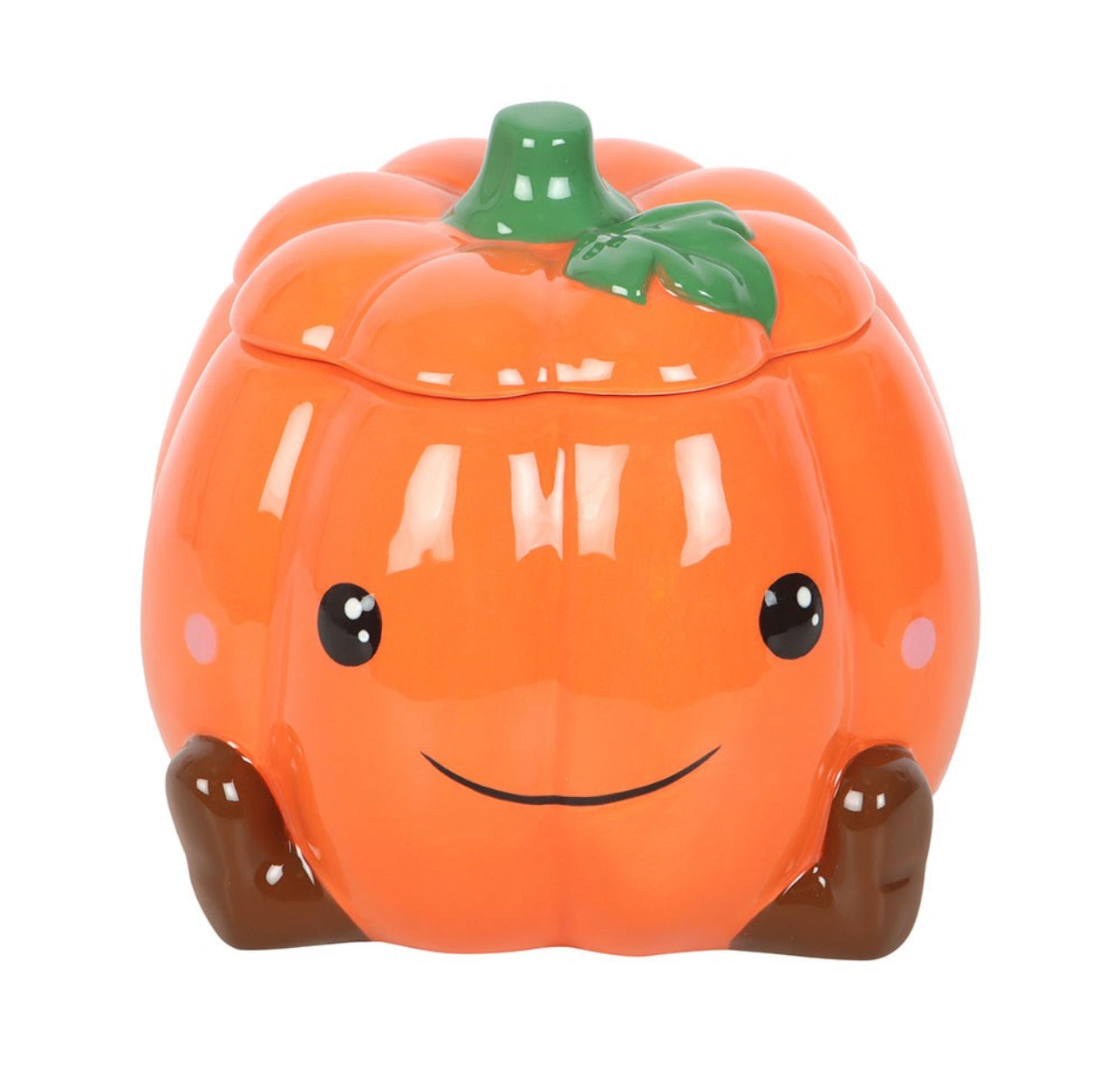 Smile Pumpkin Tealight Burner
