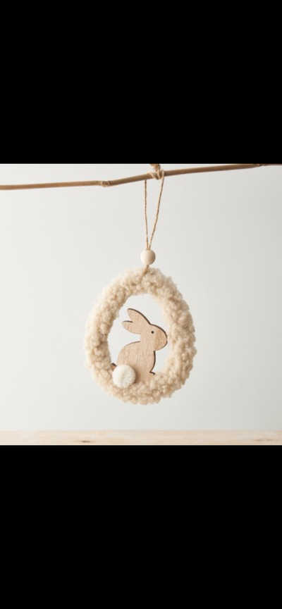 Sherpa Wooden Hanging Decoration