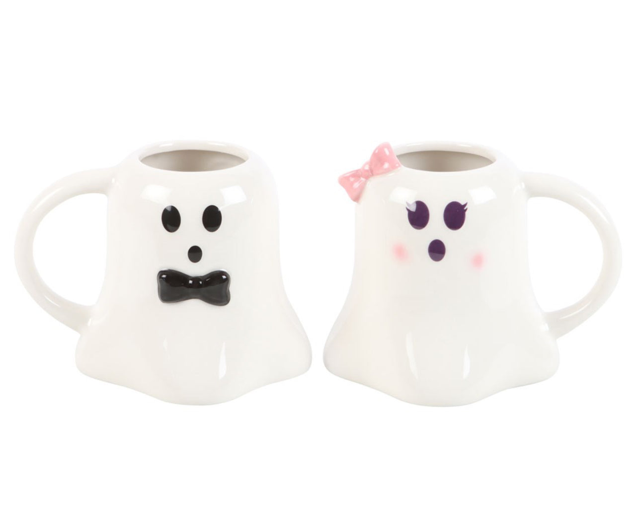 Mr & Mrs Boo Ghost Mug Set