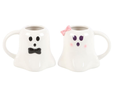 Mr & Mrs Boo Ghost Mug Set