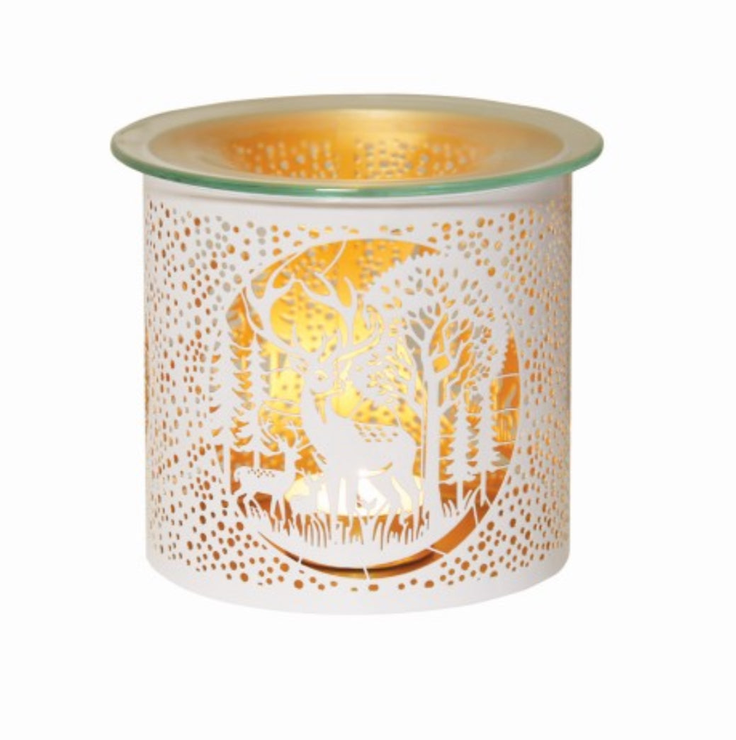 White Deer Family Metal Tealight Burner (004)