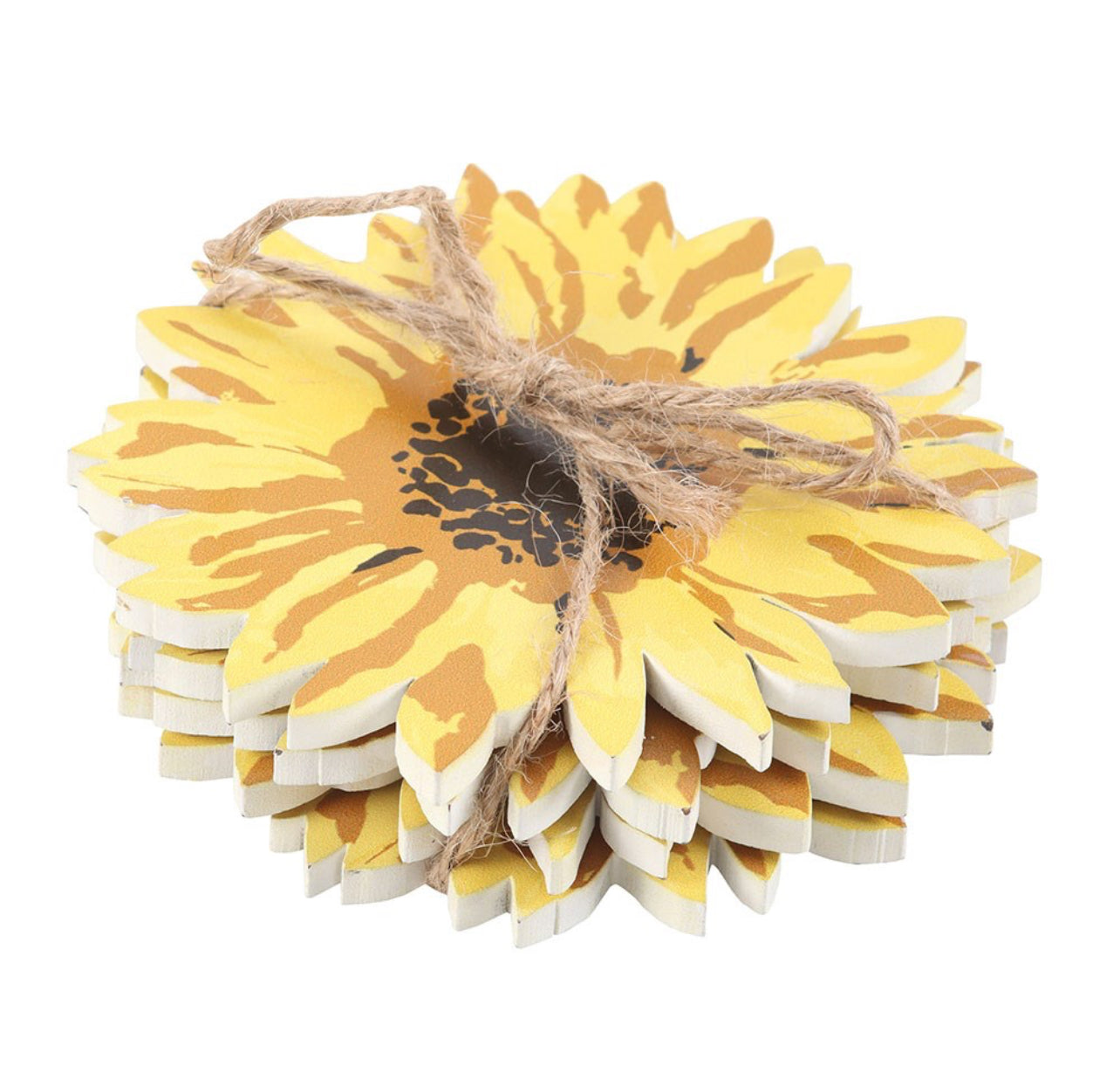 Sunflower Coaster Set