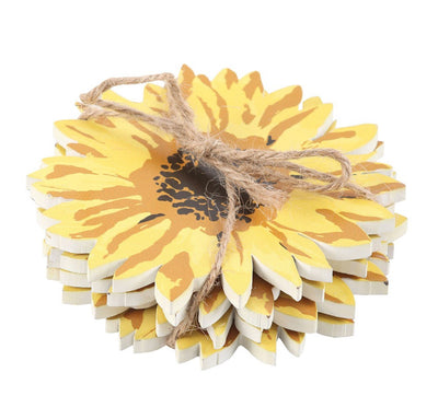Sunflower Coaster Set