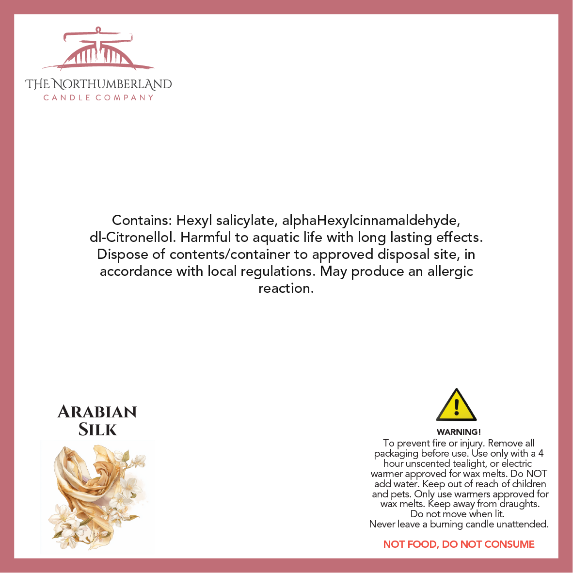 Arabian Silk 50g Snap Bar