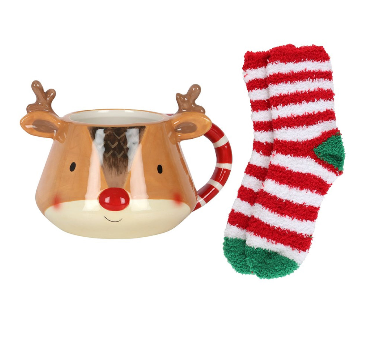 Reindeer Mug & Sock Set