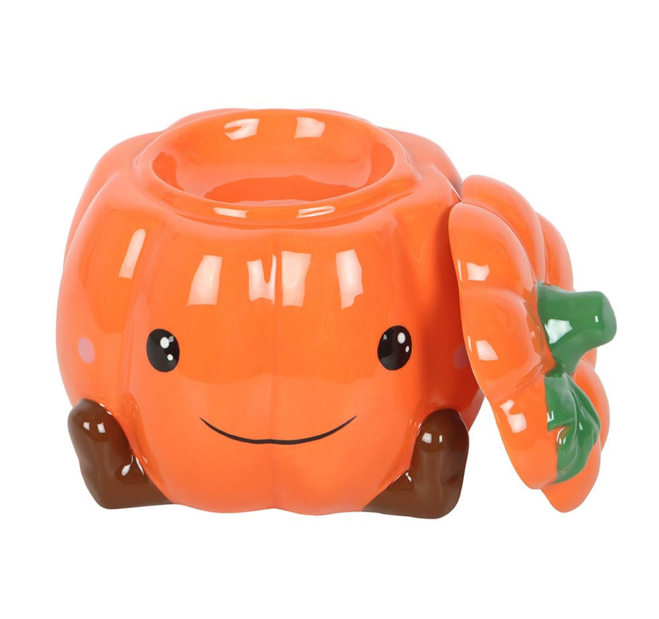 Smile Pumpkin Tealight Burner