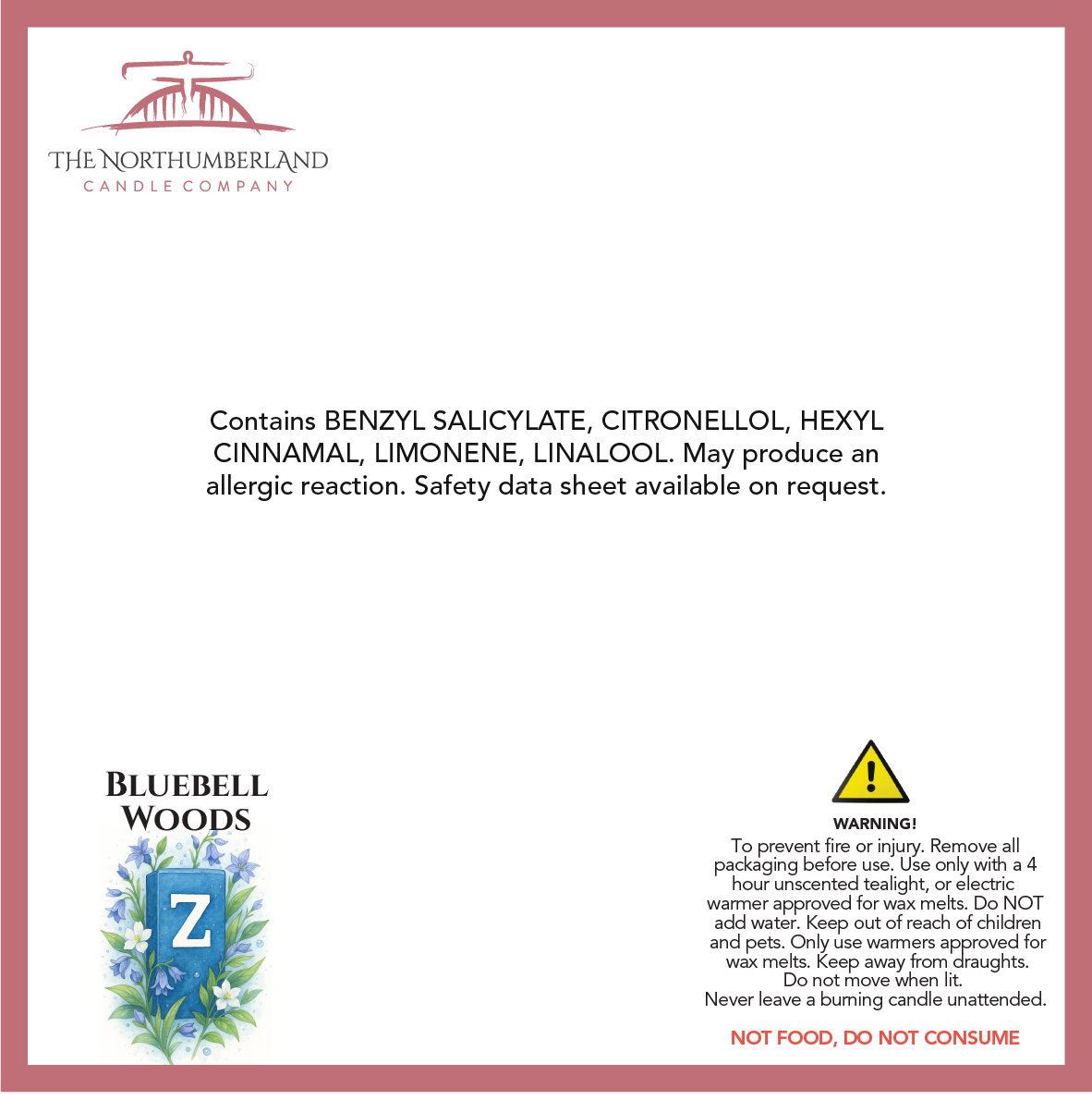 Bluebell Woods 50g Snap Bar