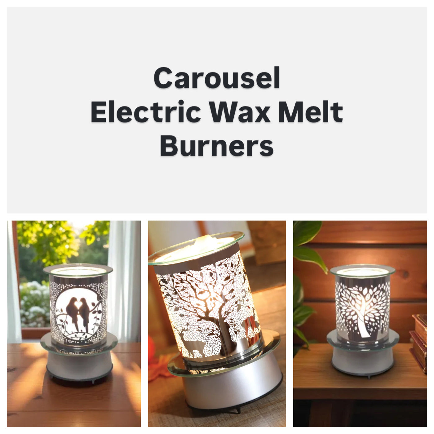 Electric Carousel Wax Melt Burners