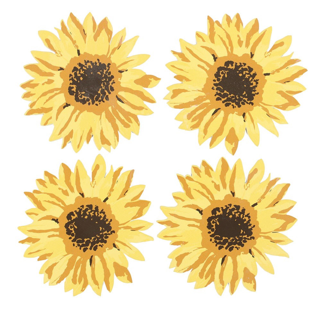 Sunflower Coaster Set