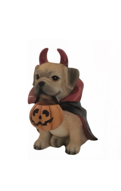 Halloween Dog Figurine 12cm