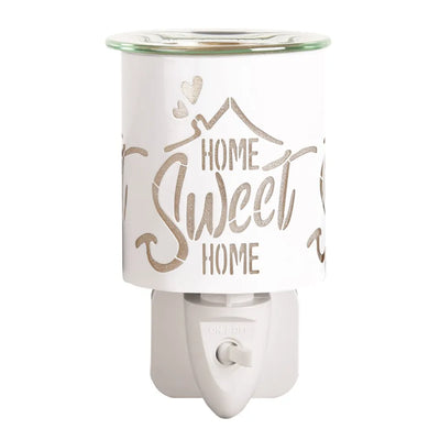 Home Sweet Home White Plug In Burner (016)