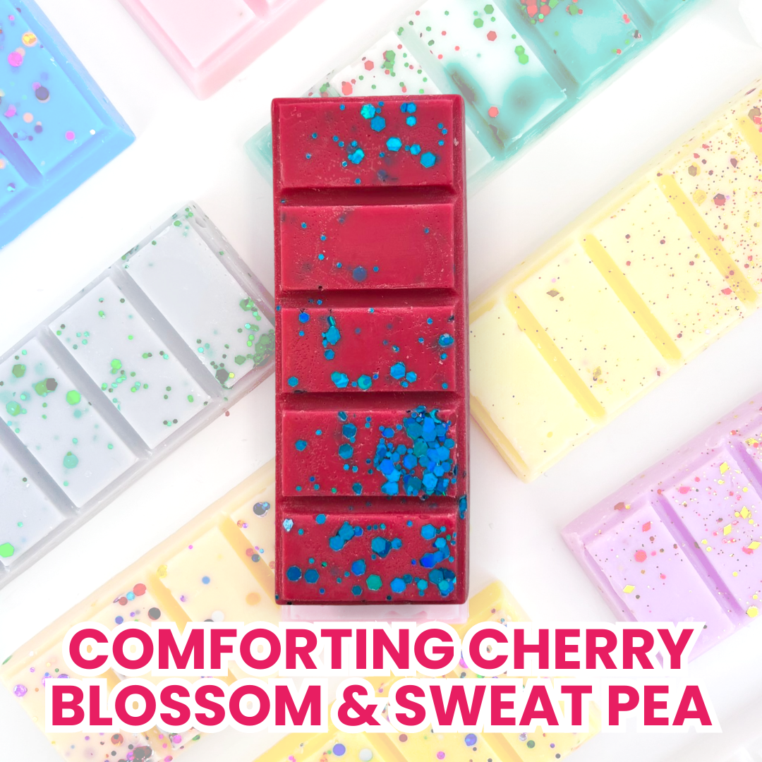 Comforting Cherry Blossom & Sweet Pea 50g Snap Bar