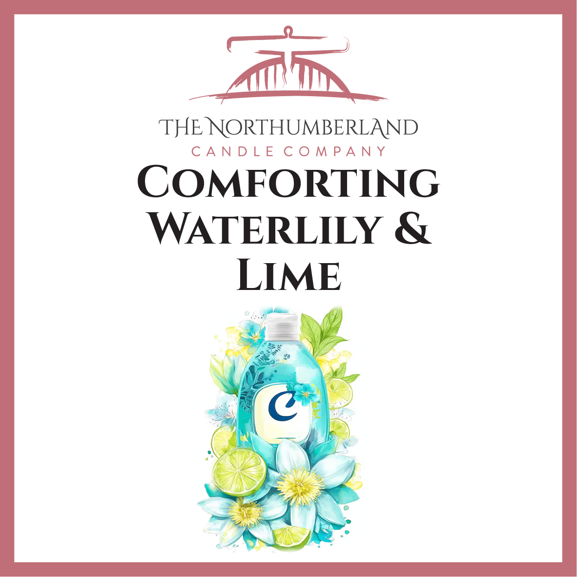 Comforting Waterlilly & Lime 50g Snap Bar