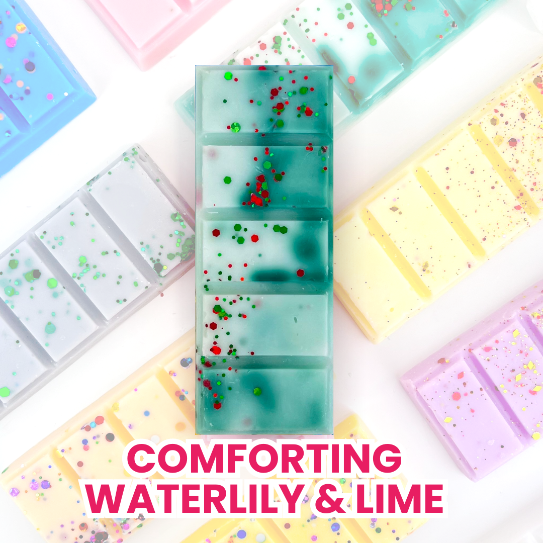 Comforting Waterlilly & Lime 50g Snap Bar