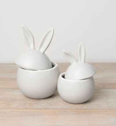 Speckled Bunny Pots
