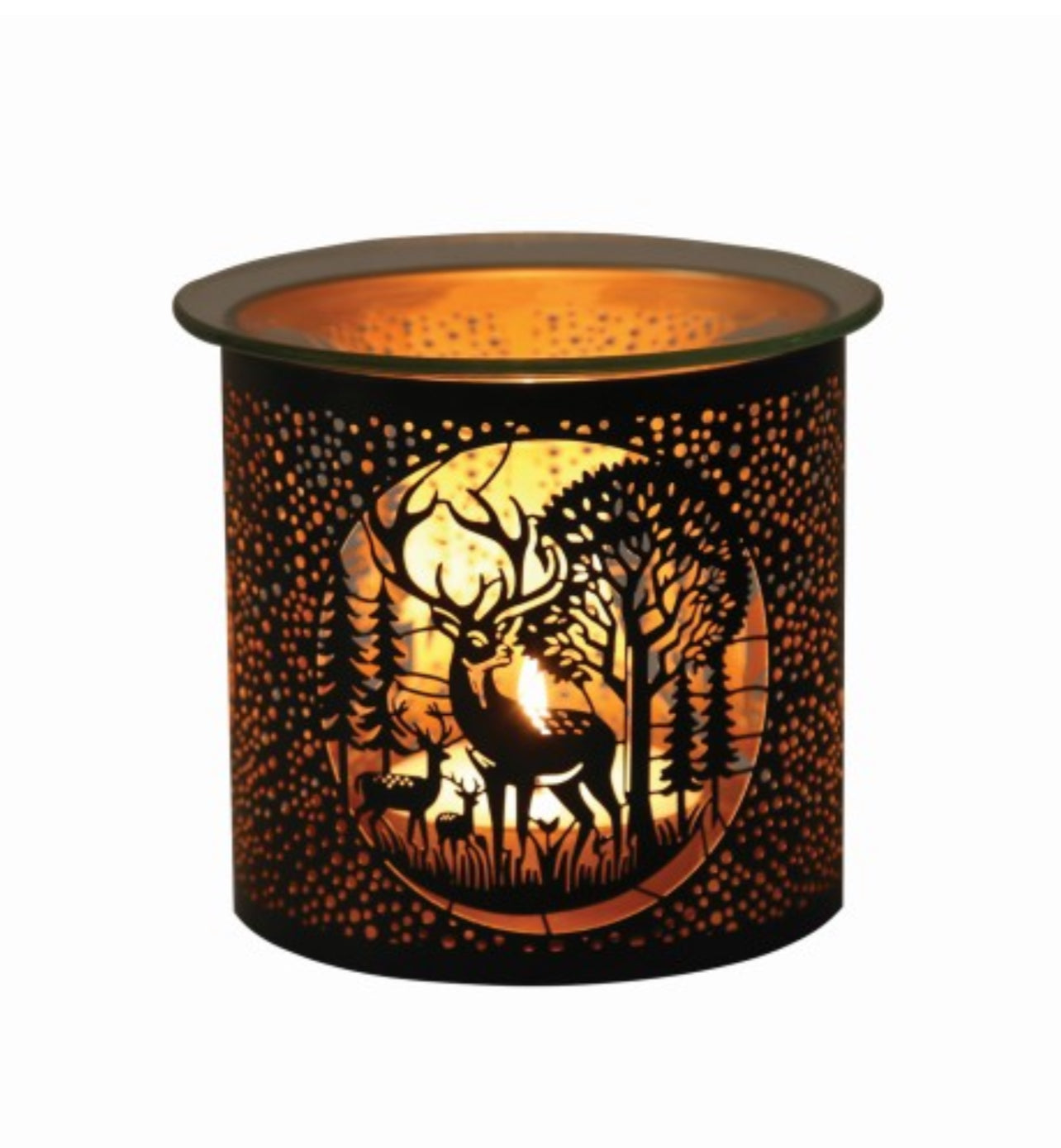 Black Deer Family Metal Tealight Burner (005)