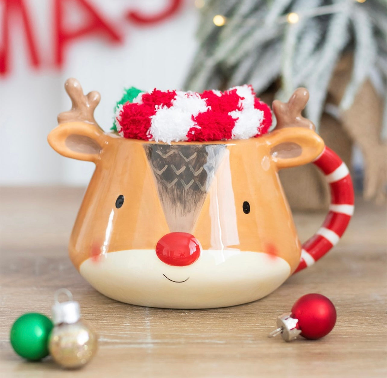 Reindeer Mug & Sock Set