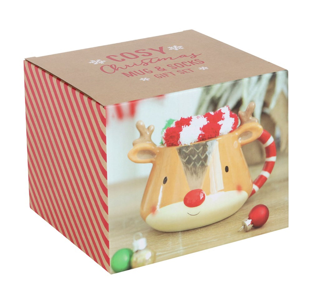 Reindeer Mug & Sock Set