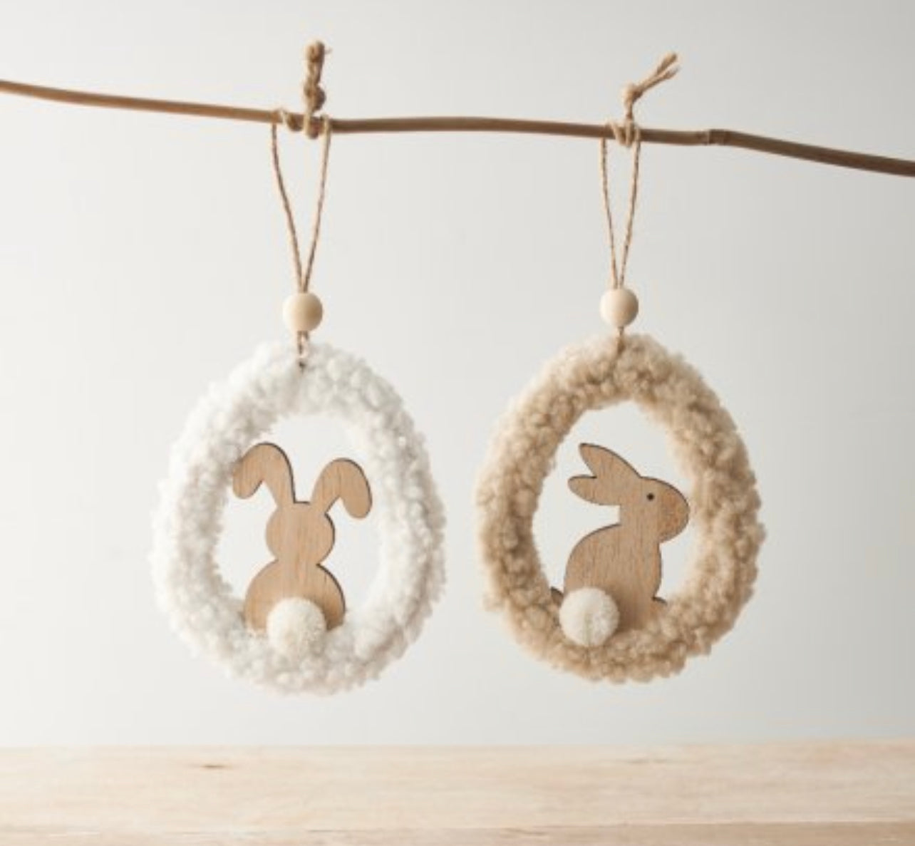 Sherpa Wooden Hanging Decoration