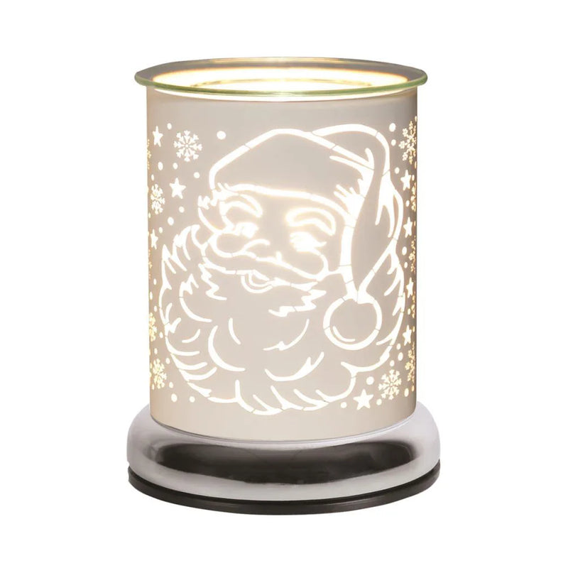 Touch Sensitive Wax Burner, White Santa Face
