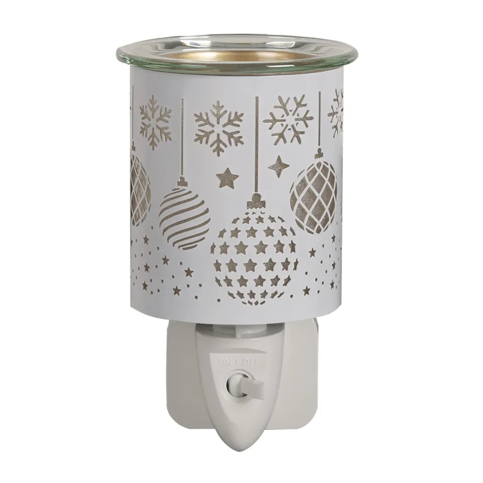 White Baubles Plug In Burner (025)