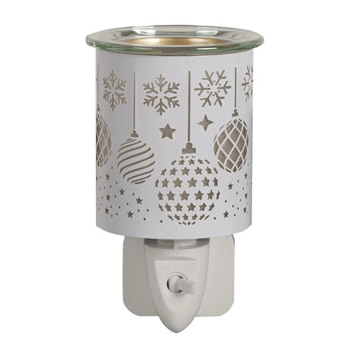 White Baubles Plug In Burner (025)