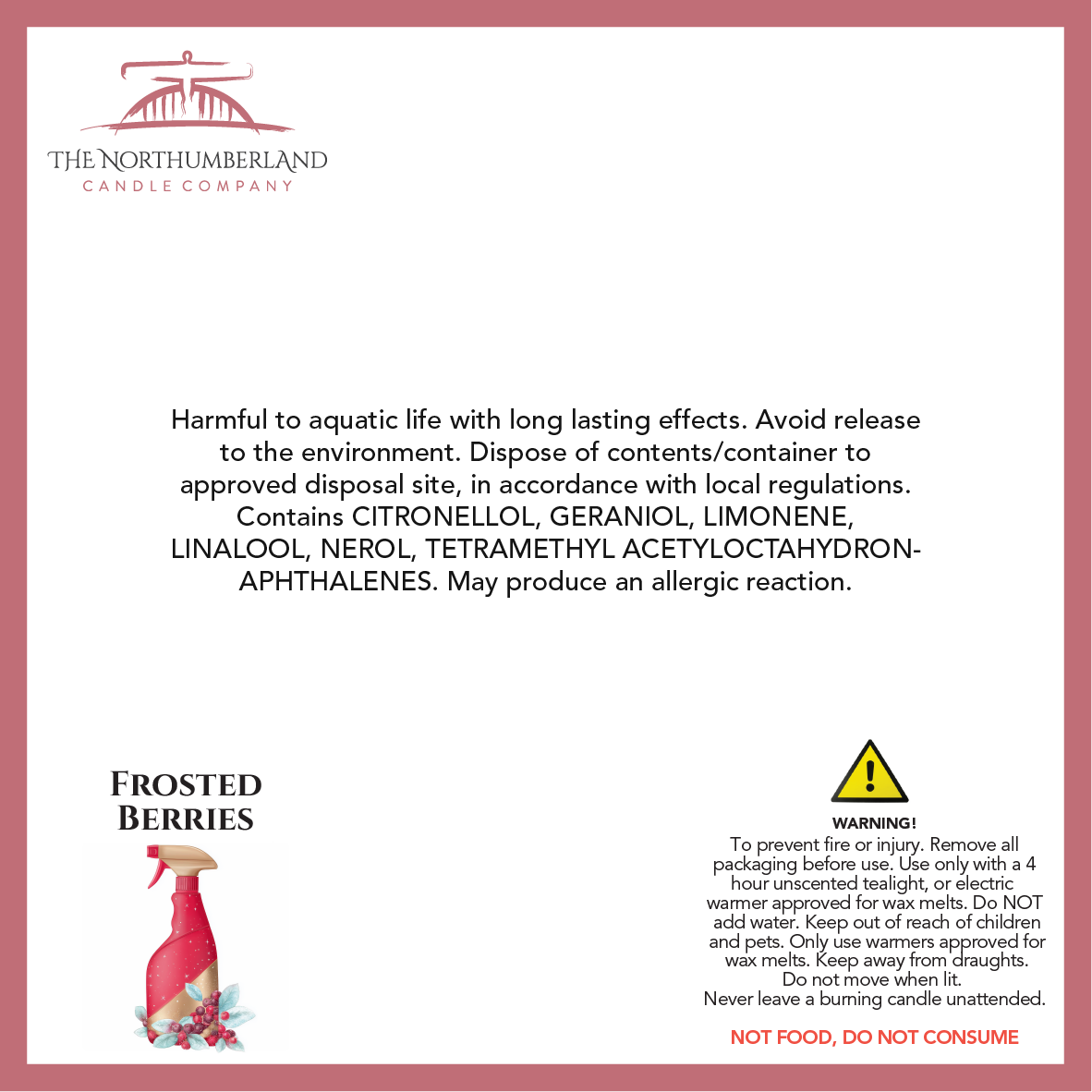 Frosted Berries   50g Snap Bar