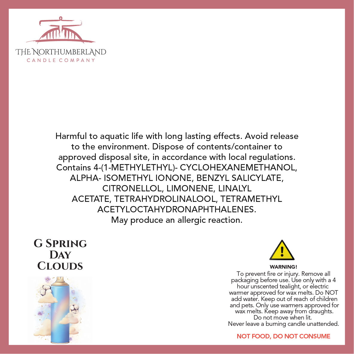 G Spring Day Clouds 50g Snap Bar