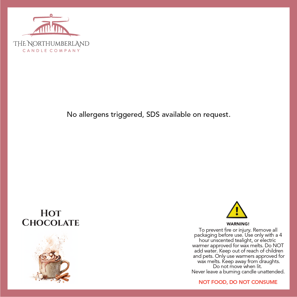 Hot Chocolate 50g Snap Bar