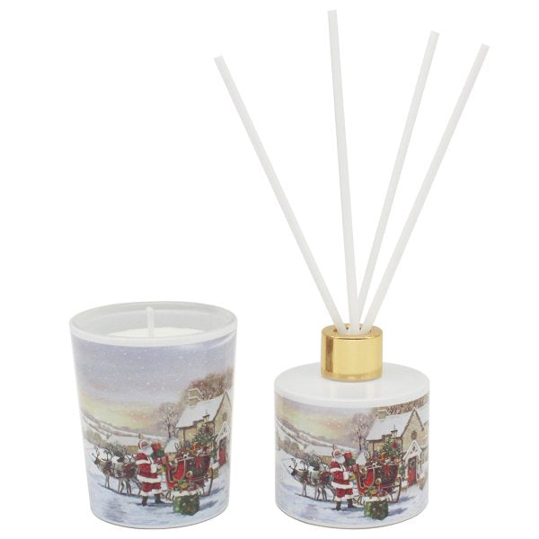 Christams Candle & Diffuser Gift Set