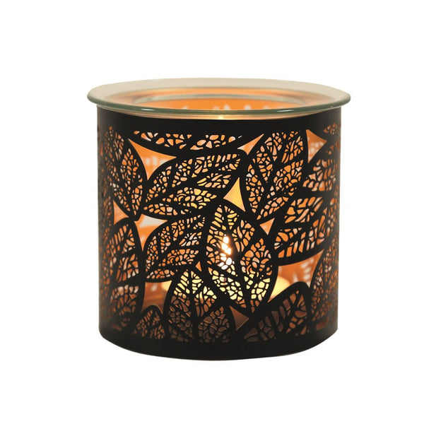Black Botanicals  Metal Tealight Burner