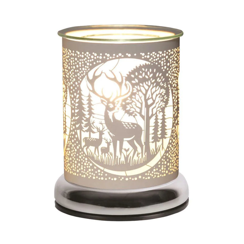 Touch Sensitive Wax Burner, White Deer Family