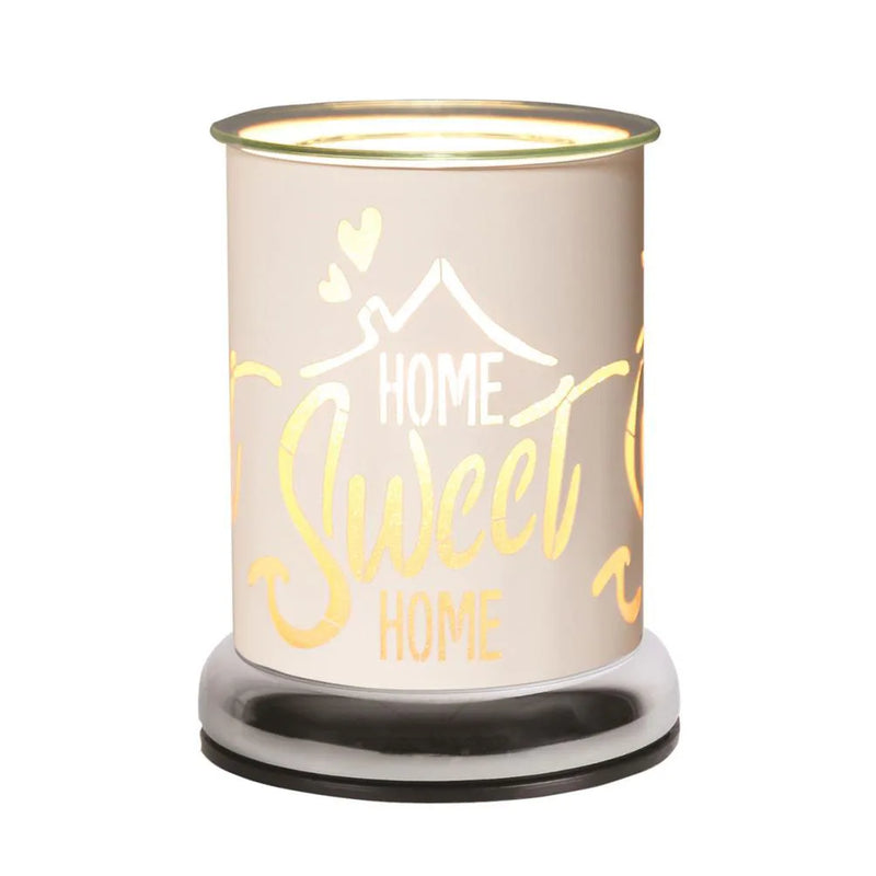Touch Sensitive Wax Burner, White Home Sweet Home