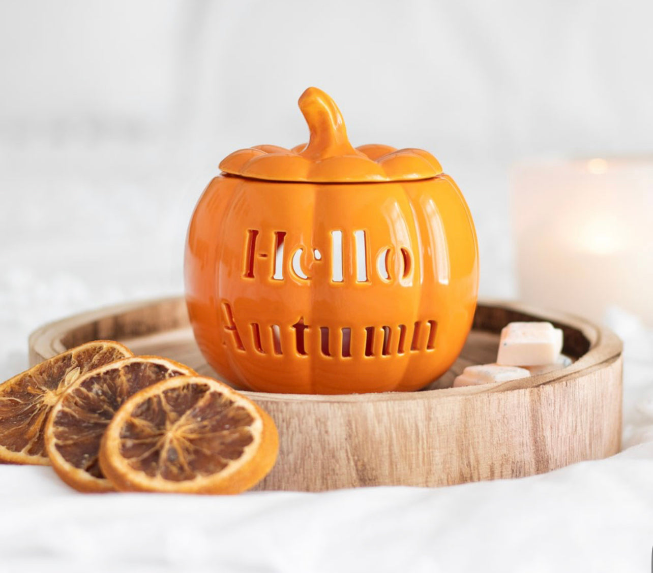 Hello Autumn Tea LIght Burner