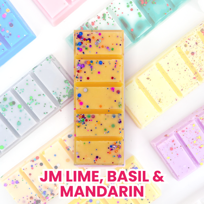 JM Lime, Basil & Mandarin 50g Snap Bar