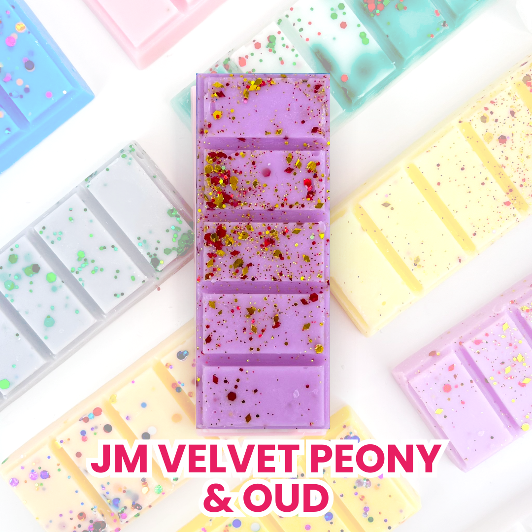 JM Velvet Peony & Oud 50g Snap Bar